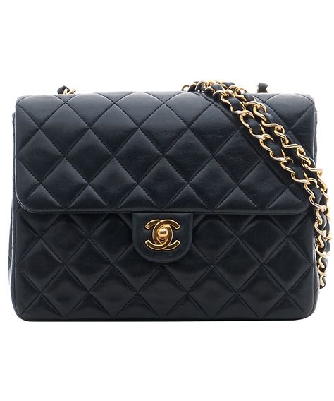 chanel leather quilted bag|Chanel quilted leather handbags.